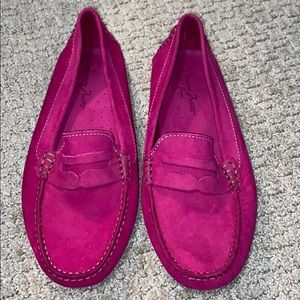Fuchsia Driving Moccasins